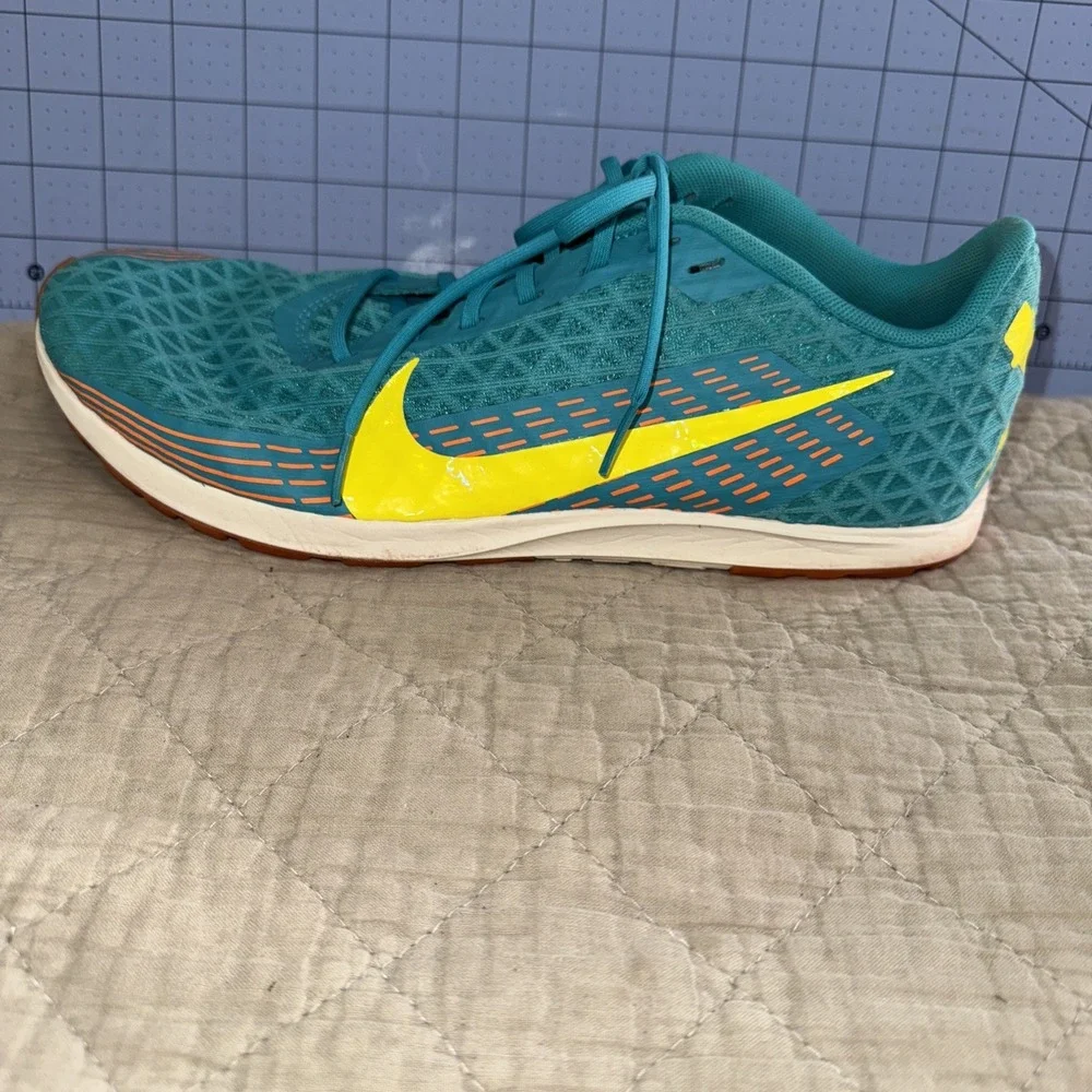 Nike Zoom Rival XC, Track Running Shoe Turquoise, orange, Yellow Size 10.5